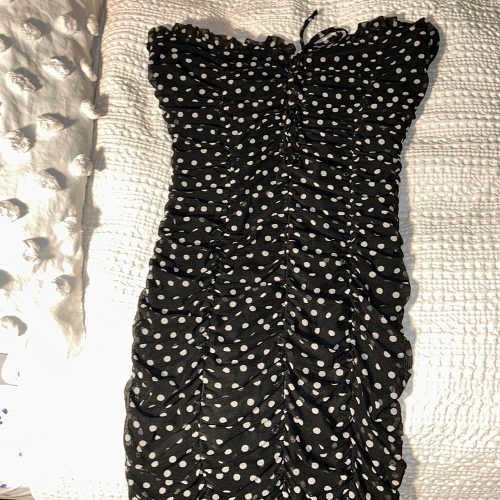Strapless urban outfitters mini dress